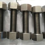 nikkellegering 400 en2.4360 fuldt gevindstang med møtrikker