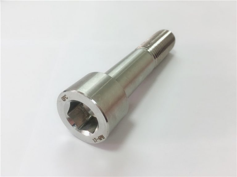 Kina leverandør 304 rustfrit stål hex socket skulderbolt 10mm skulder dia 12mm