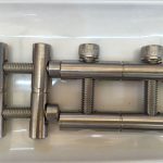 ansi 316ti / da 1.4571, 317l / da 1.4438 rustfrit stål dele-forbindelsesstangserie